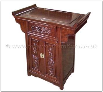 Rosewood Furniture Range  - ff41e3alt - Altar cabinet dragon design
