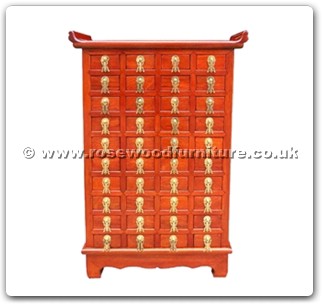Rosewood Furniture Range  - ff43f7kc40d - Korean chest w/40 drawers