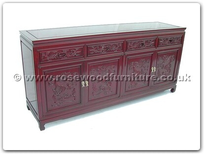 Rosewood Furniture Range  - ff7109d - Buffet full dragon design