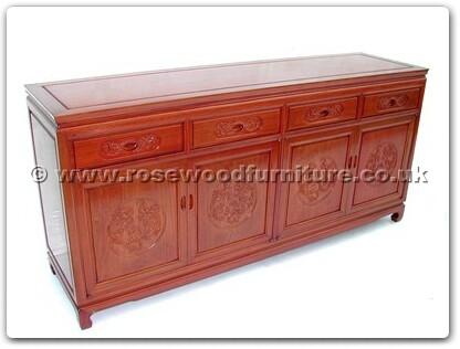 Rosewood Furniture Range  - ff7109dh - Buffet Dragon Design