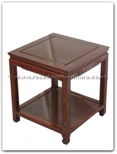 Rosewood Furniture Range  - ff7114k - End table key design with shelf