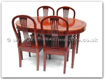 Rosewood Furniture Range  - ff7301a - American style dining table with 4 side chairs