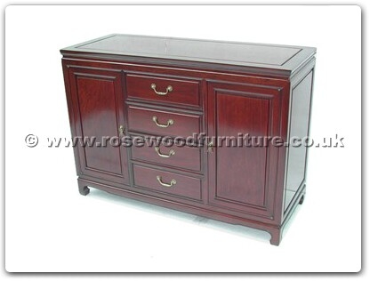 Rosewood Furniture Range  - ff7313p - Buffet with 4 drawers and 2 doors plain design