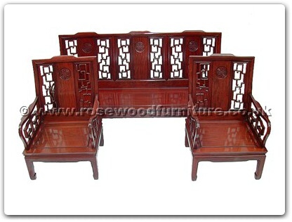 Rosewood Furniture Range  - ff7339l - High back sofa longlife design excluding cushion