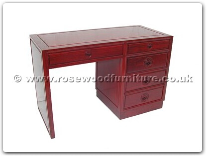 Rosewood Furniture Range  - ff7341l - Desk with 4 drawers longlife design