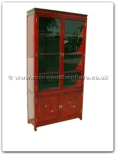 Rosewood Furniture Range  - ff7349l - Bookcase with 4 doors longlife design