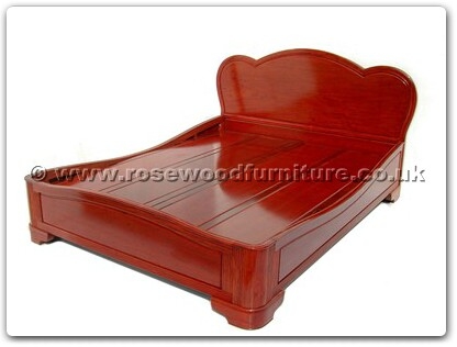 Rosewood Furniture Range  - ff7358 - Queen size curved top bed