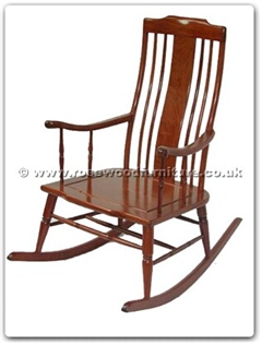 Rosewood Furniture Range  - ff7364p - Rocking chair plain design