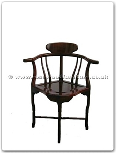 Rosewood Furniture Range  - ff7367p - Corner chair plain design excluding cushion