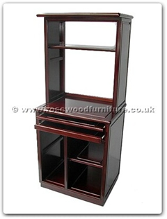 Rosewood Furniture Range  - ff7425b - Computer desk with castors