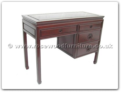 Rosewood Furniture Range  - ff7442l - Desk with 4 drawers longlife design