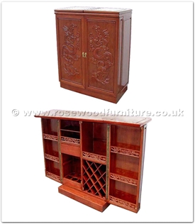 Rosewood Furniture Range  - ff7448d - Sq bar full dragon design