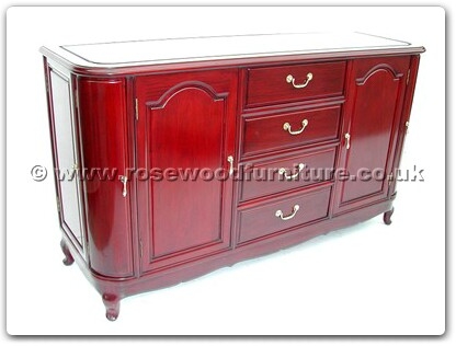 Rosewood Furniture Range  - ff7475s - Round corner buffet french design