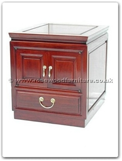 Rosewood Furniture Range  - ff7647p - Small cabinet plain design