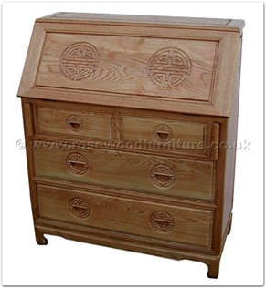 Rosewood Furniture Range  - ffalwri - Ashwood writing desk with 4 drawers longlife design