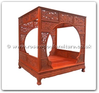 Rosewood Furniture Range  - ffbedfc - Bed full carved