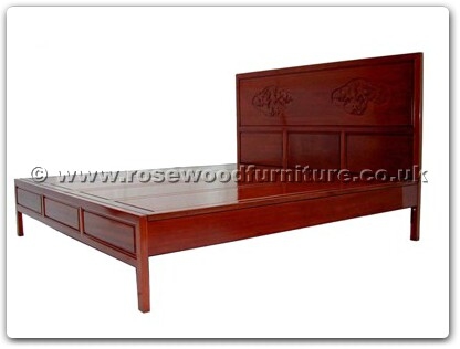 Rosewood Furniture Range  - ffbkpbbed - King Size Platform Bed F and B Design