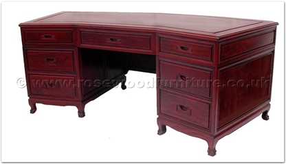 Rosewood Furniture Range  - ffbw84desk - Black wood executive office design