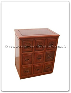 Rosewood Furniture Range  - ffcd9dcab - C.d cabinet with 9 drawers longlife design