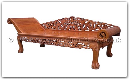 Rosewood Furniture Range  - ffcldd - Chaise longue dragon design