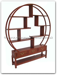 Rosewood Furniture Range  - ffcscur - Circle Style Curio Cabinet
