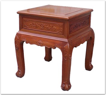 Rosewood Furniture Range  - ffcurietb - Curved legs end table ru-yi design