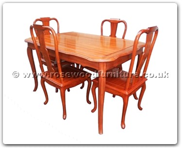Rosewood Furniture Range  - ffdinf - Round corner dining table french design w/4 chair
