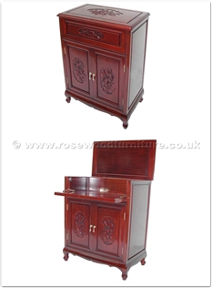 Rosewood Furniture Range  - ffeqbmbar - Queen ann legs mini bar f and b design