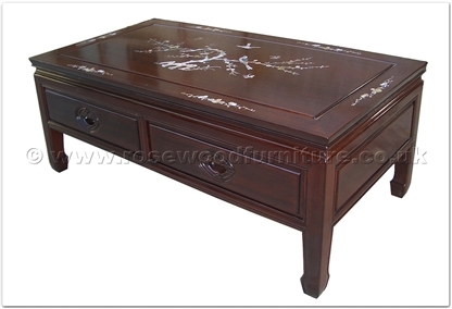 Rosewood Furniture Range  - fff31a5cof - Coffee table w/2 drawers longlife design w/m.o.p.