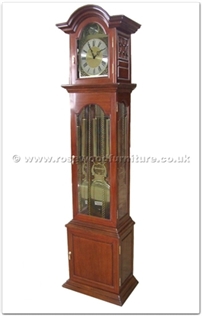 Rosewood Furniture Range  - fff32a11clo - Grandfather clock plain design with german movement