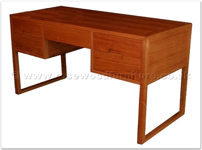 Rosewood Furniture Range  - ffff8007a - Ashwood desk - 5 drawers