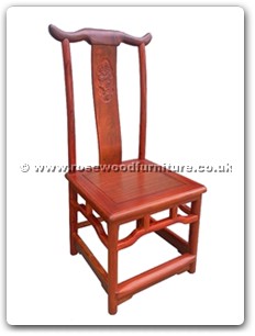 Rosewood Furniture Range  - fffychairm - Ming chair w/f&b carved on back