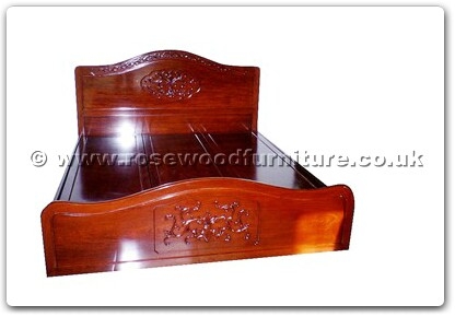 Rosewood Furniture Range  - ffhfb017 - Bed simple designith drawers King