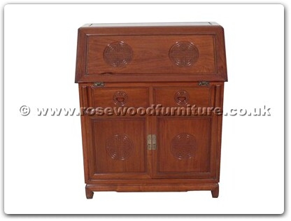 Rosewood Furniture Range  - ffhfc040 - Rosewood Writing Desk with 4 drawers Long Life Design