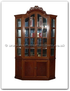 Rosewood Furniture Range  - ffhfc042 - Rosewood Display Cabinet