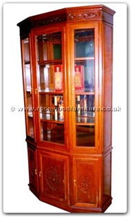 Rosewood Furniture Range  - ffhfc055 - Rosewood Display Cabinet