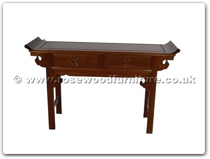 Rosewood Furniture Range  - ffhfl118 - Rosewood Altar Table with 2 drawers