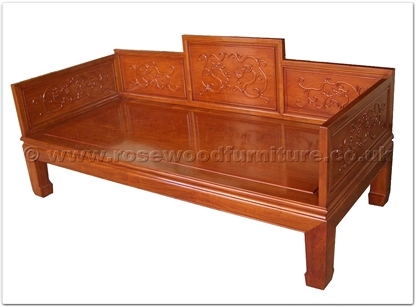 Rosewood Furniture Range  - fflhbed - Luo hon bed dragon design