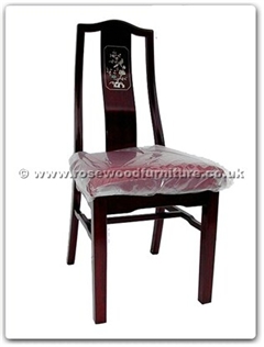 Rosewood Furniture Range  - ffmopchair - Dining Chair With M.O.P.