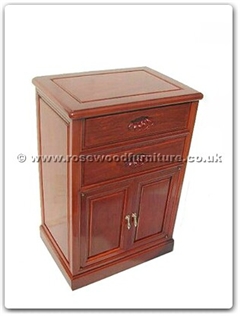 Rosewood Furniture Range  - ffpcabinet - Cabinet with 2 drawers and 2 doors plain design