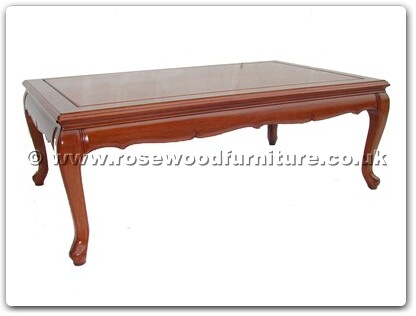 Rosewood Furniture Range  - ffq50x30cof - Queen Ann legs coffee table