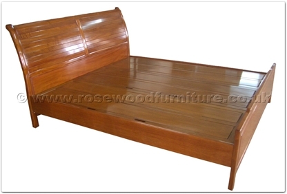 Rosewood Furniture Range  - ffqssbp - Queen size sleigh bed plain design