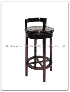 Rosewood Furniture Range  - ffrbbstool - Revolving Bar stool with back
