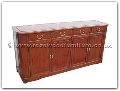 Rosewood Furniture Range  - ffrm72buf - Round corner ming style buffet