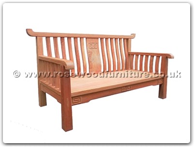 Rosewood Furniture Range  - ffsh2sofa - Shinto style 2 seaters sofa