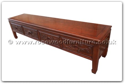 Rosewood Furniture Range  - fftvdlml - T.V. cabinet dlmch-mlzj carved