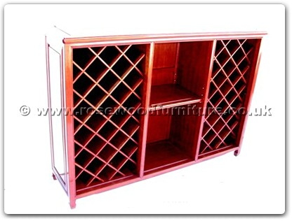 Rosewood Furniture Range  - ffwinecab - Wine Cabinet Plain Design