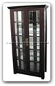 Chinese Furniture - ff125r26gcab -  Shinto style glass cabinet with 2 glass doors - 30" x 15" x 60"