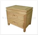 Chinese Furniture - ff32f16bs -  Ashwood bedside cabinet plain design - 20" x 15" x 18"