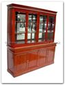 Chinese Furniture - ff7047e -  European style buffet with top with spot light and mirror back - 72" x 19" x 78"